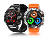 EIGIIS K52 Smart Watch for Men Answer/Make Calls 1.39-Inch Smartwatch Voice Assistant Notification Fitness Watch Fitness Tracker Pedometer Watch with Heart Rate Monitor Sleep Tracker 100+ Training Modes for Android iOS